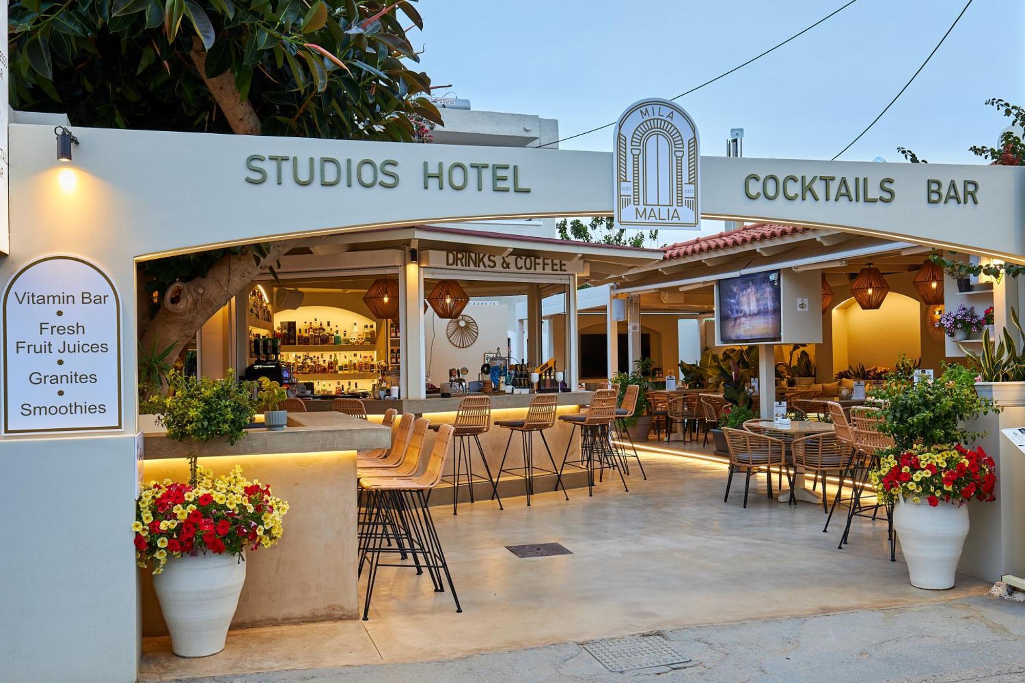 Mila Malia Studios Hotel Exterior photo